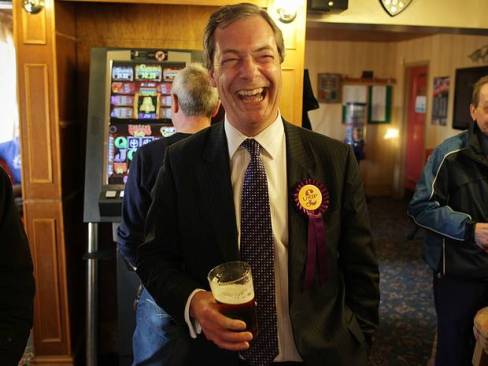 Nigel Farage Ukip pub